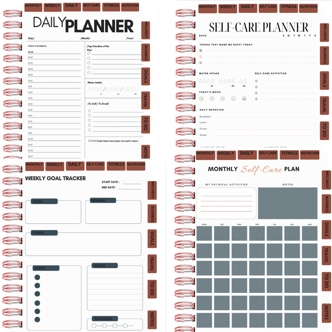 Blue Pink Digital Monthly Planner – Your Ultimate Tool for Seamless Productivity - Image 2